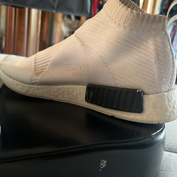 Mens Adidas NMD no lace high top sneakers; Sz 10.5 - Picture 5 of 7
